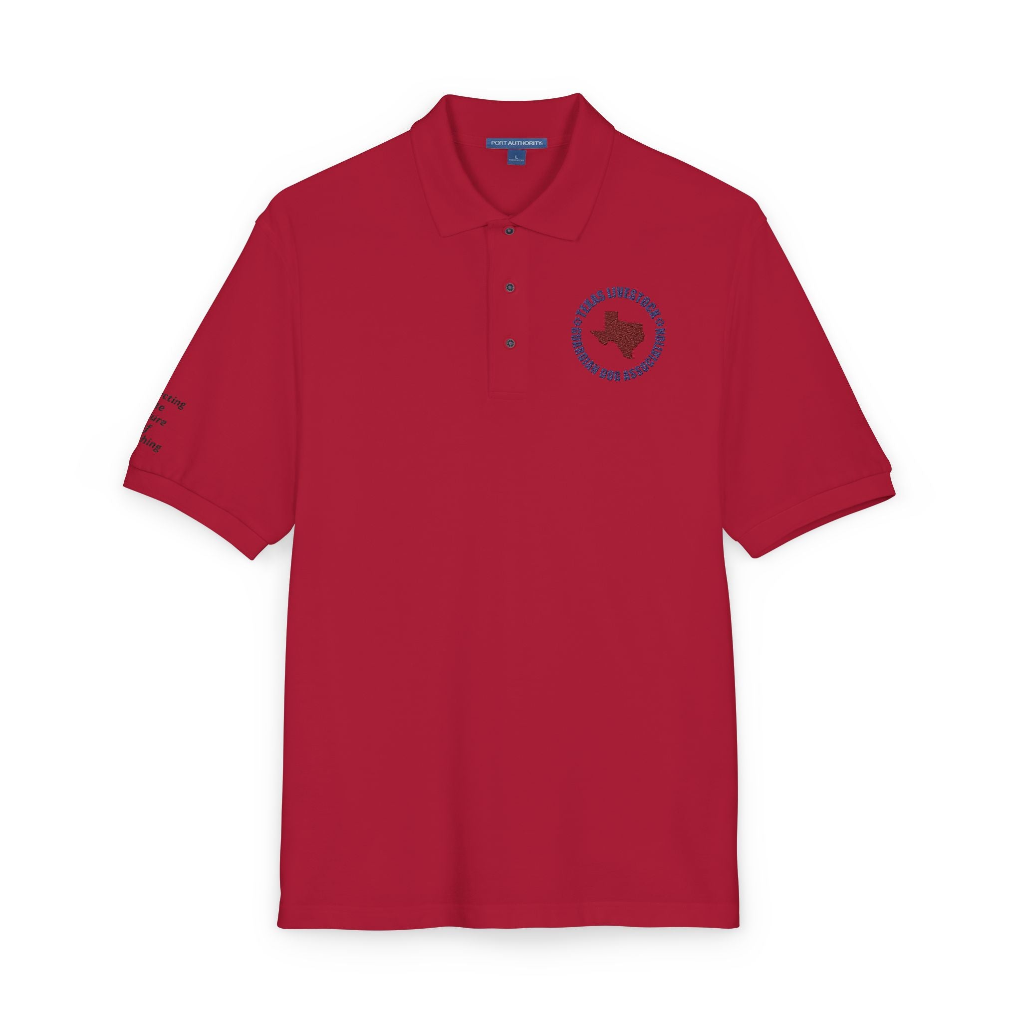 Embroidered Texas Heart Polo Shirt