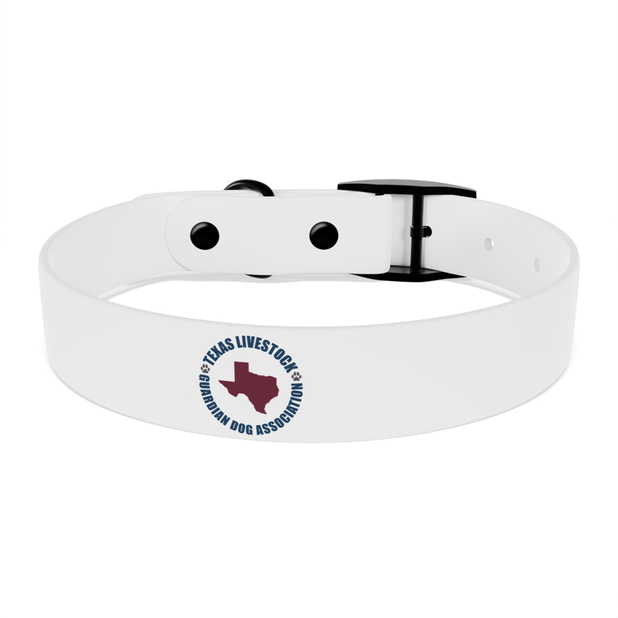 Custom Printed Dog Collar — Texas Livestock Association Logo