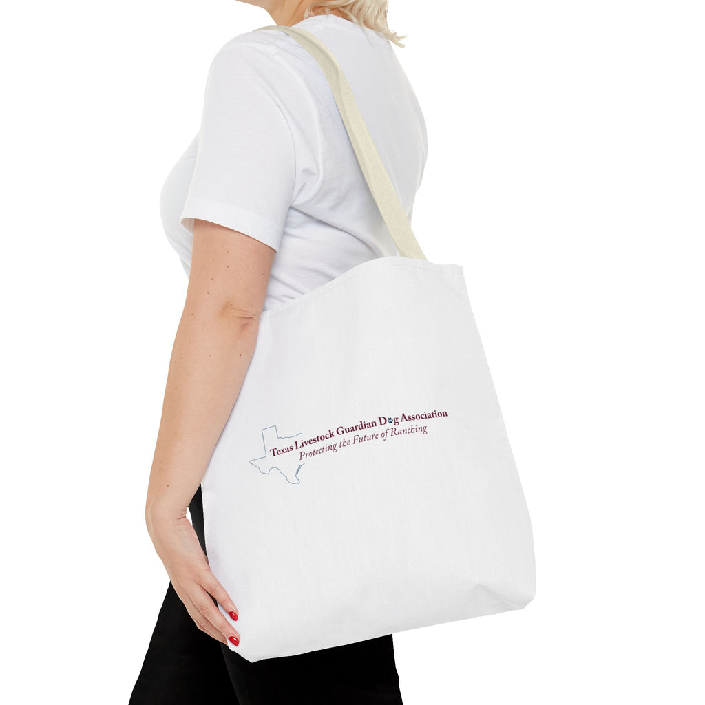Texas Livestock Guardian Dog Association Logo Tote