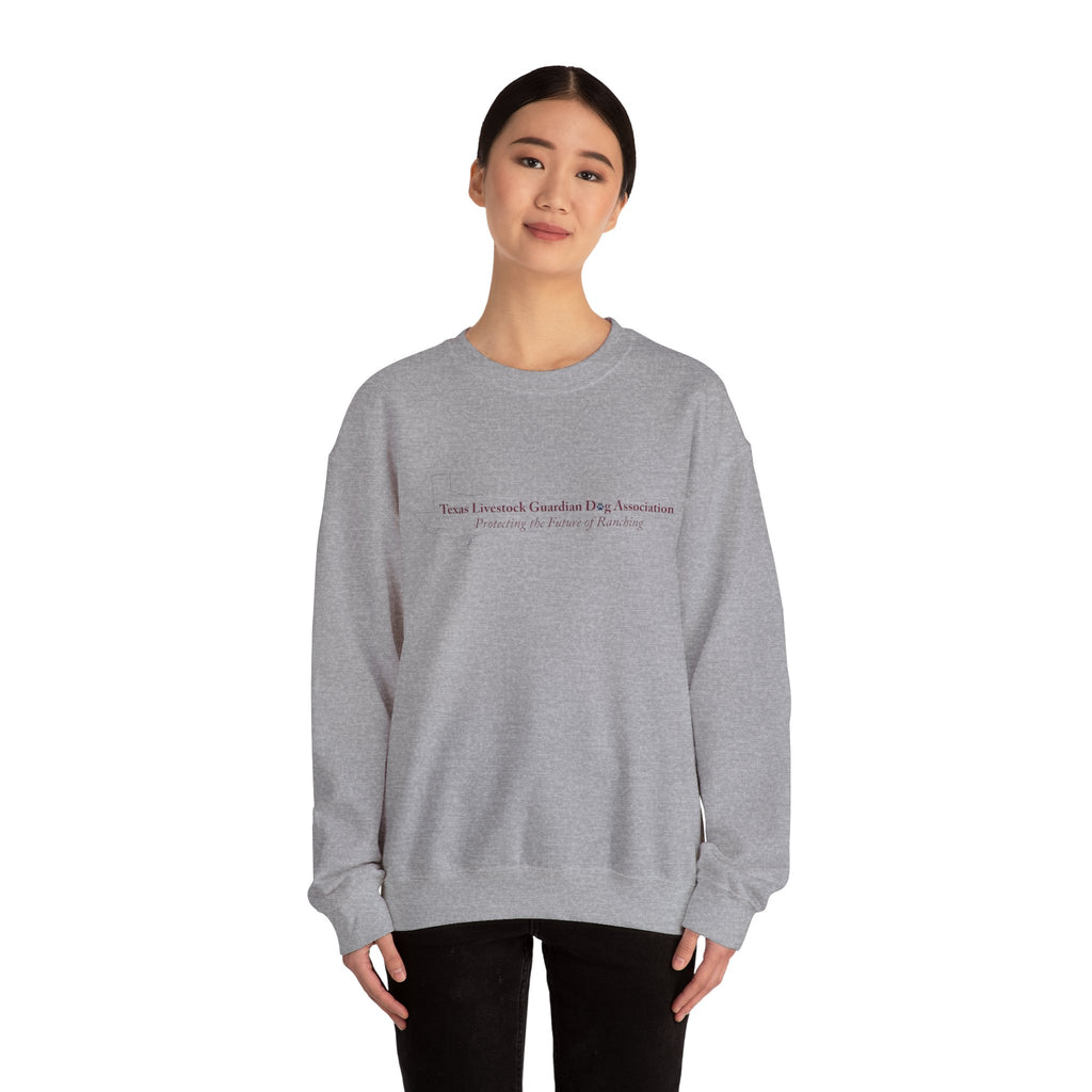 Guardian Dog Association Crewneck Sweatshirt — Subtle Text Logo Pullover