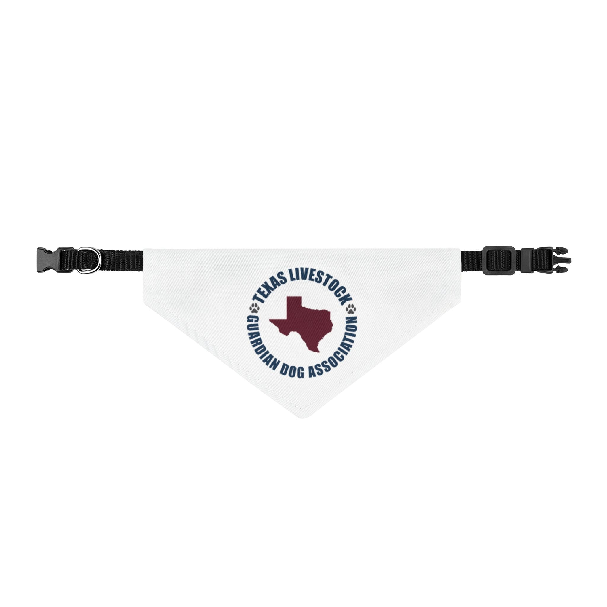 Texas Livestock Guardian Dog Association Clip-On Pet Bandana