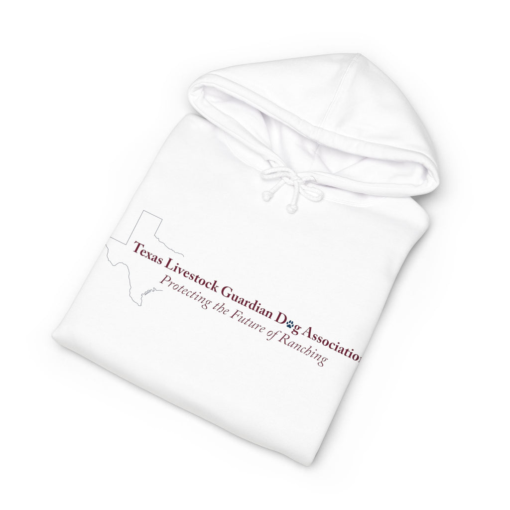 Crewneck Hoodie — Texas Livestock Guardian Dog Association "Protecting the Future of Ranching"