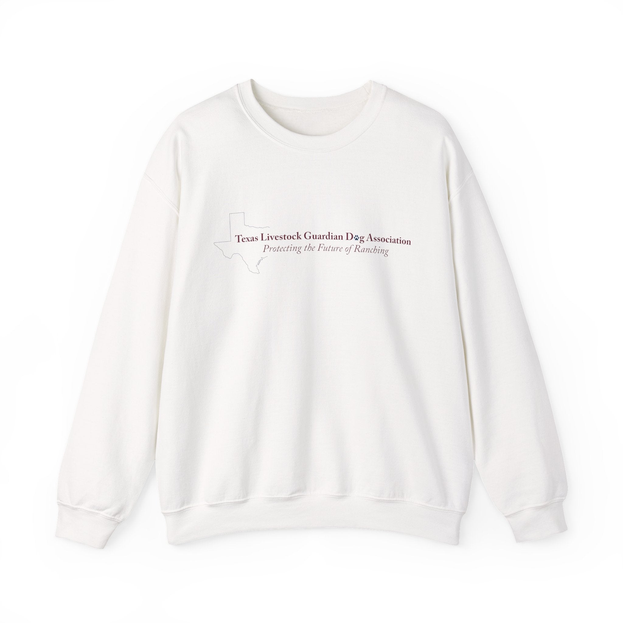 Guardian Dog Association Crewneck Sweatshirt — Subtle Text Logo Pullover