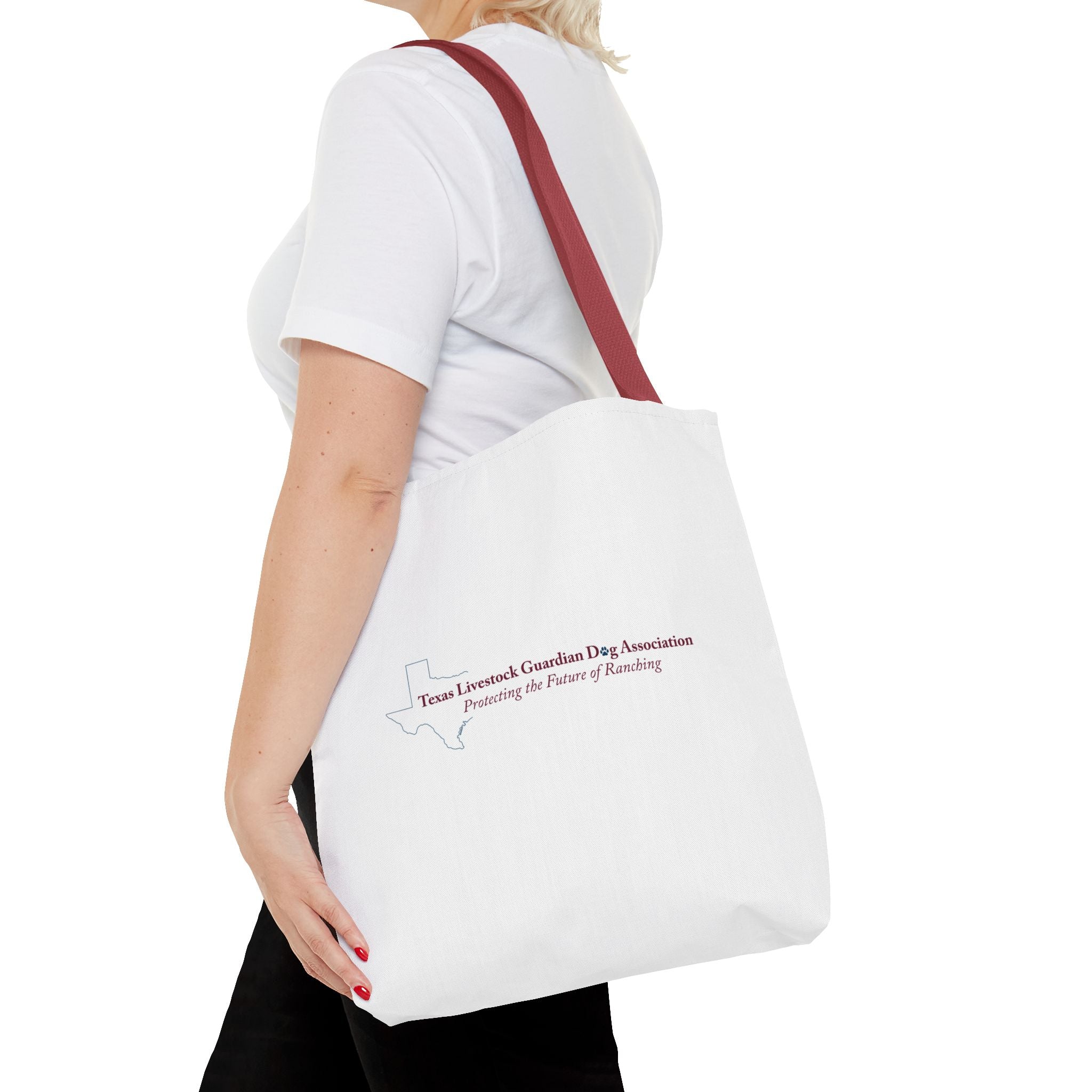Texas Livestock Guardian Dog Association Logo Tote