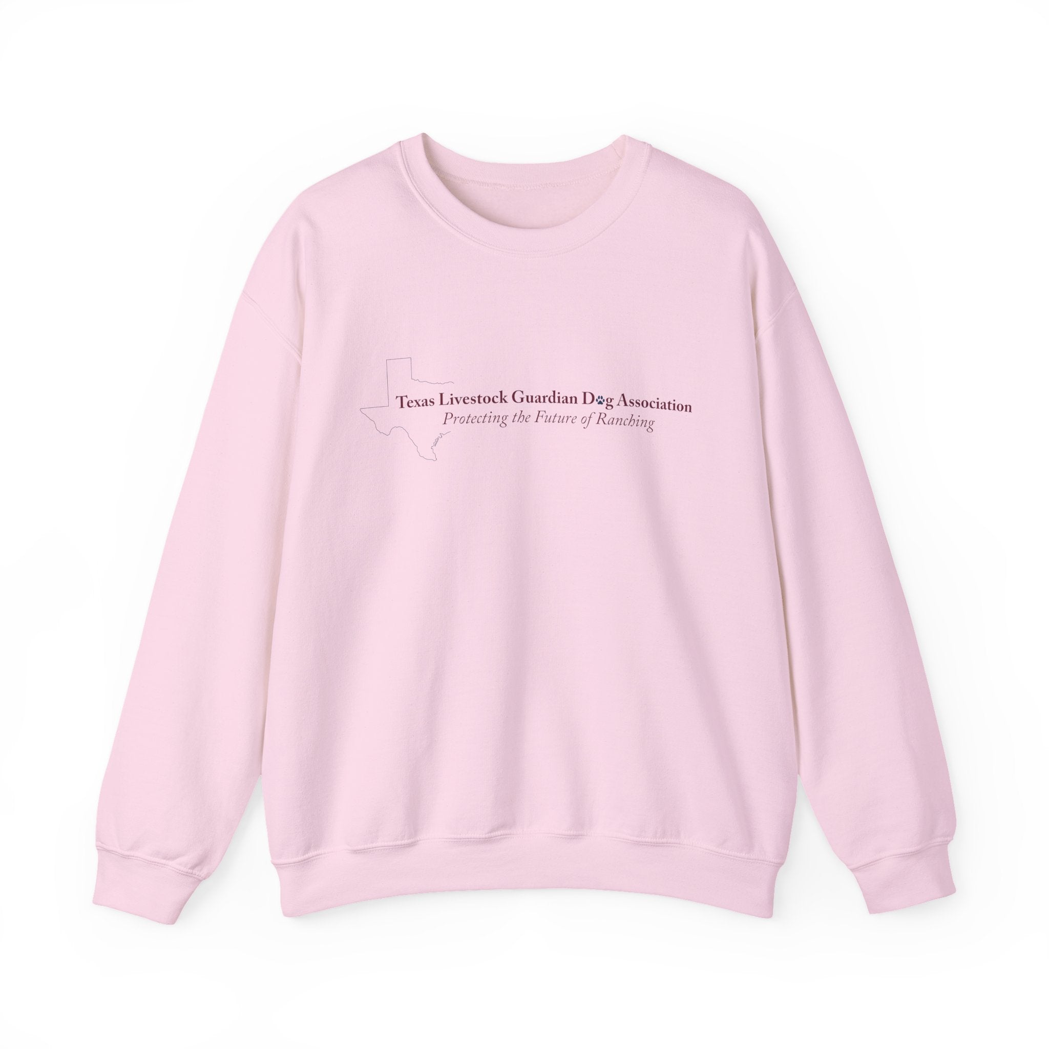 Guardian Dog Association Crewneck Sweatshirt — Subtle Text Logo Pullover
