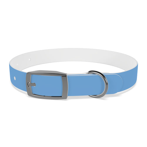 Blue State Silhouette Dog Collar — Texas Livestock Design
