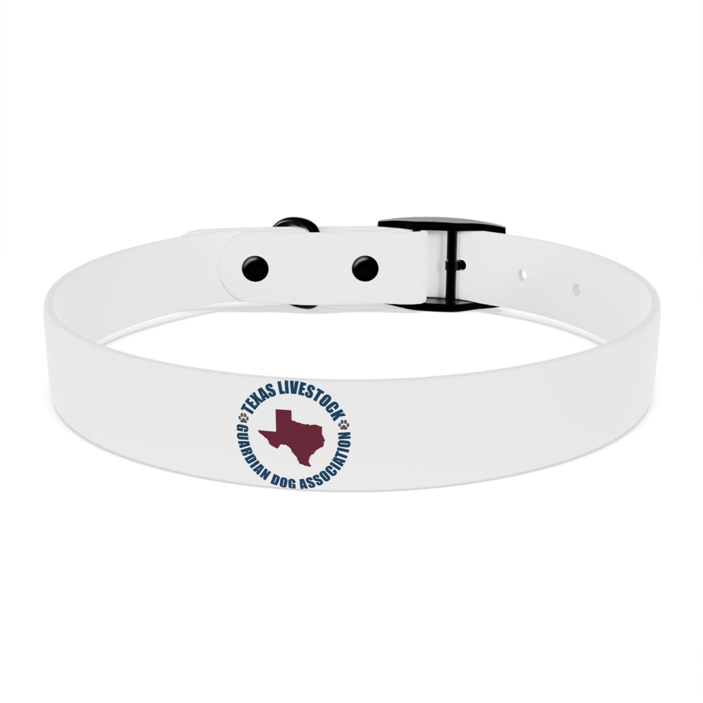 Custom Printed Dog Collar — Texas Livestock Association Logo