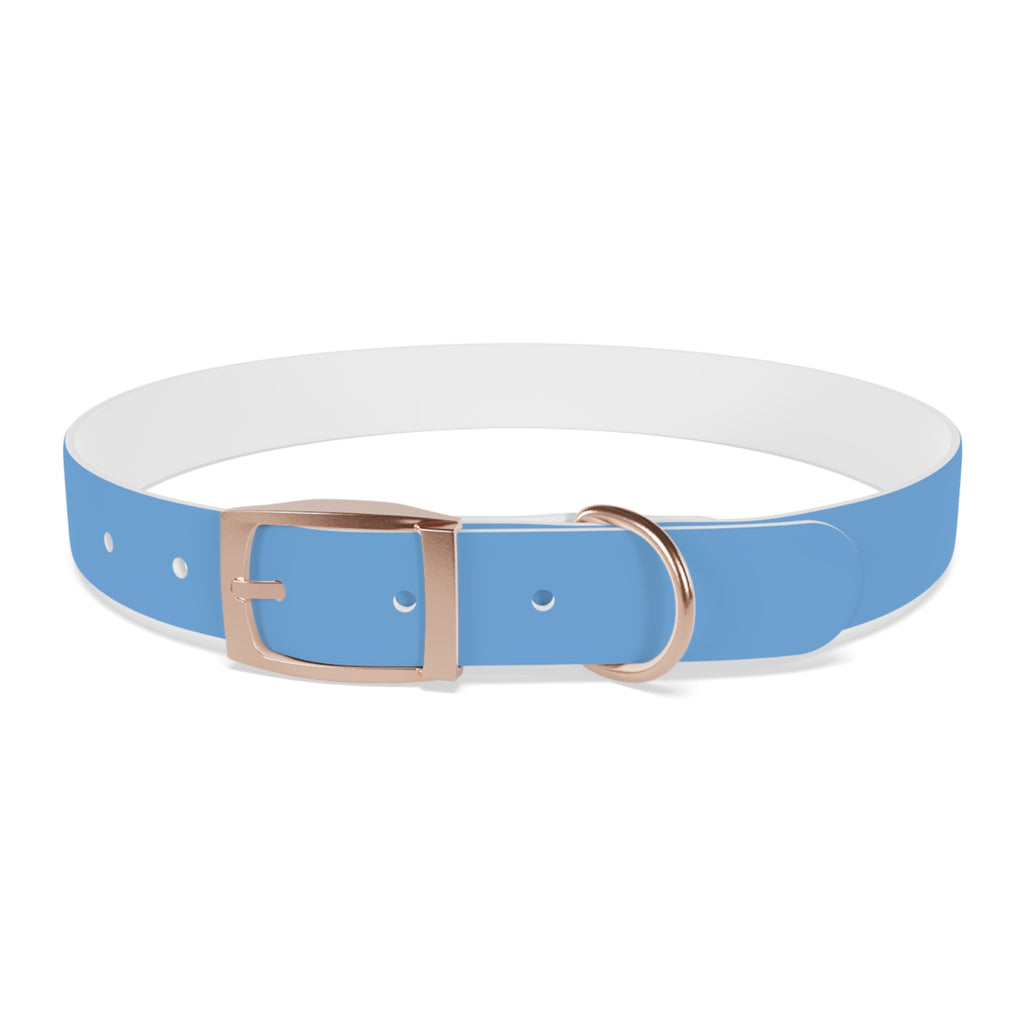 Blue State Silhouette Dog Collar — Texas Livestock Design