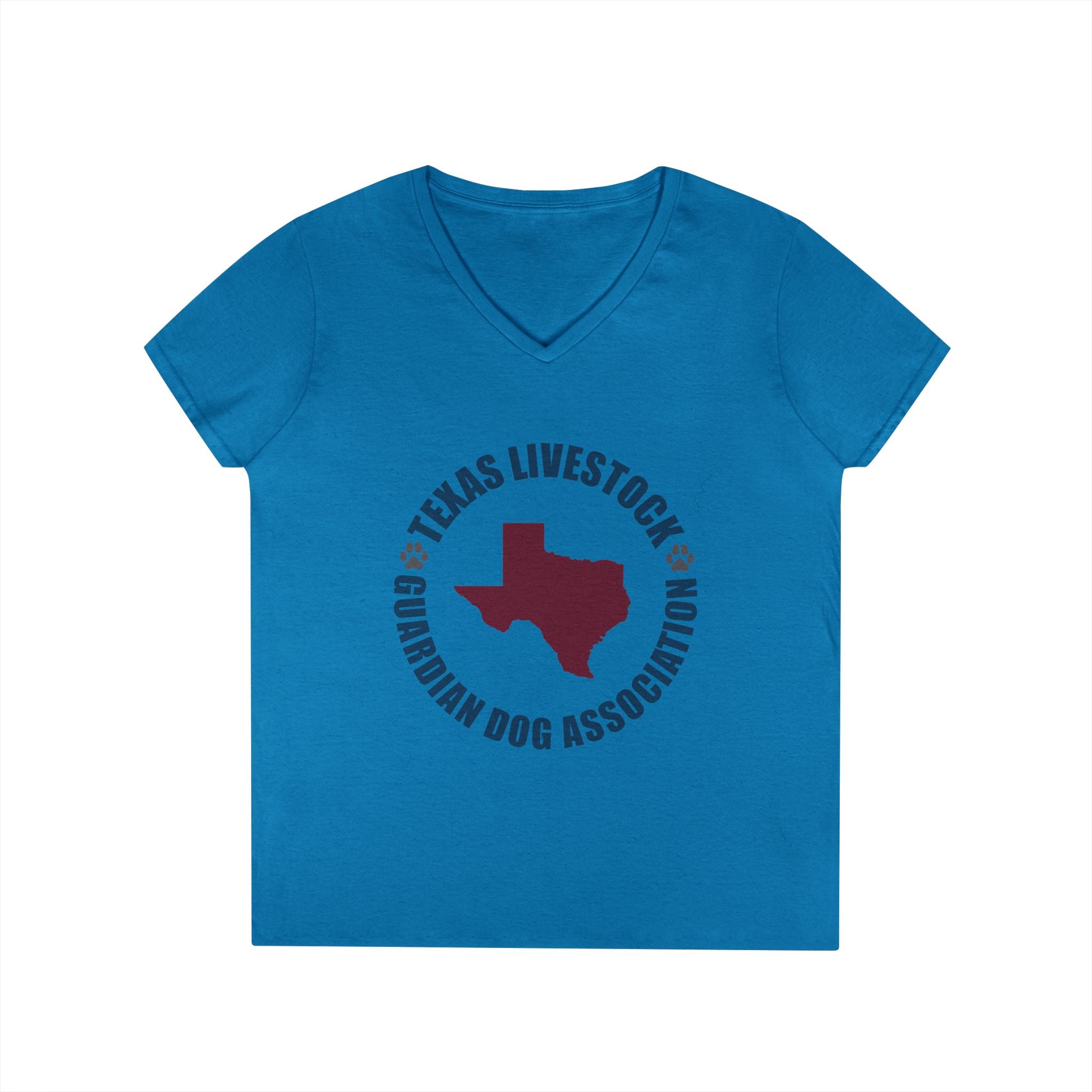 Texas Livestock Guardian Dog Association V-Neck Tee