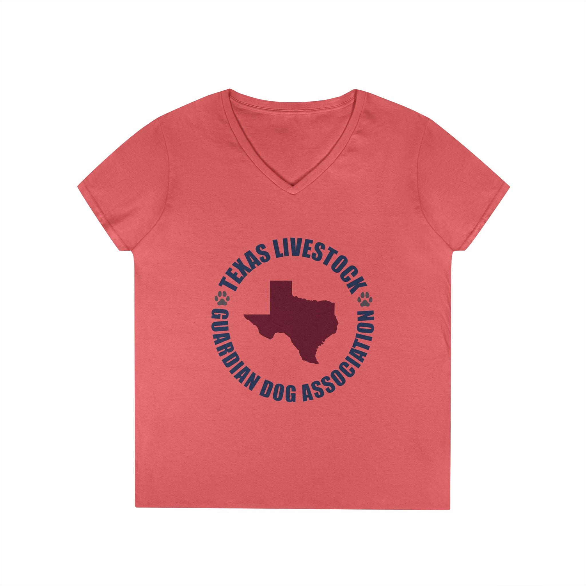 Texas Livestock Guardian Dog Association V-Neck Tee