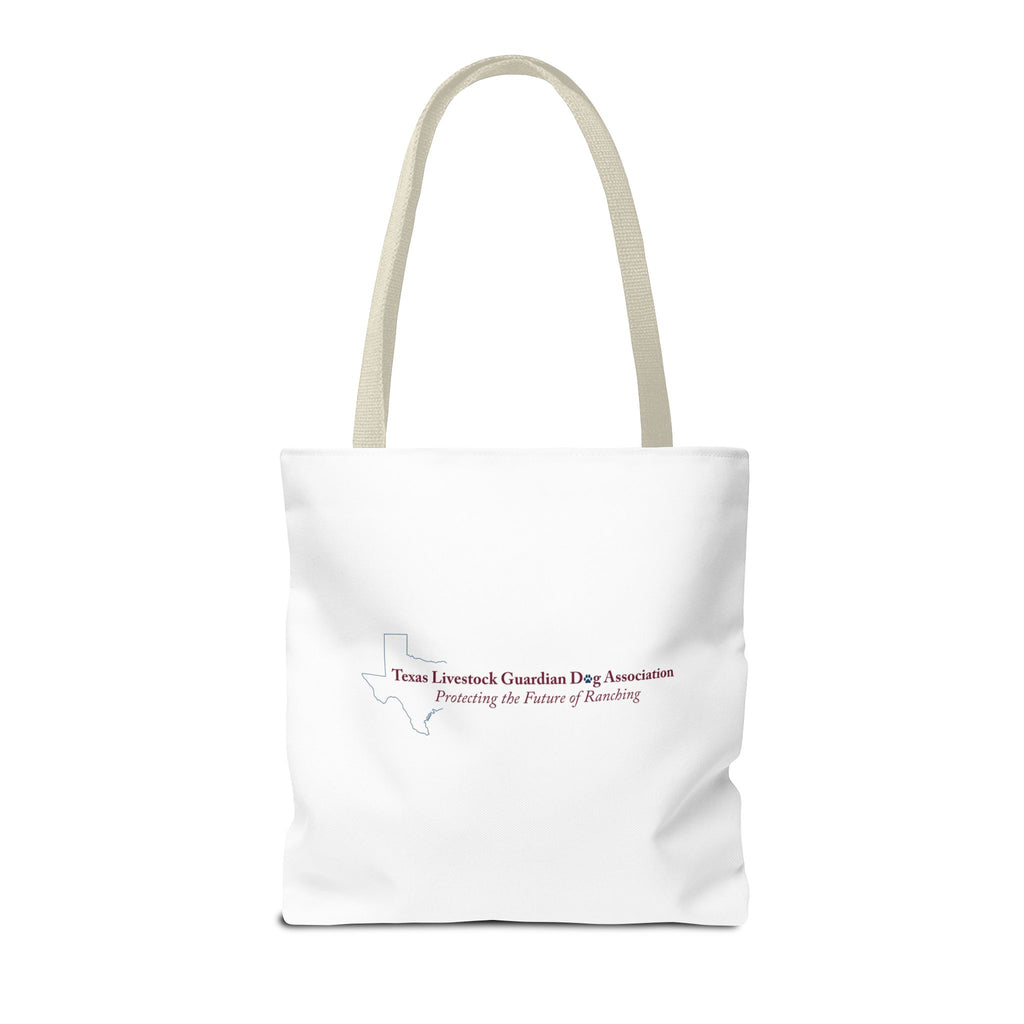 Texas Livestock Guardian Dog Association Logo Tote