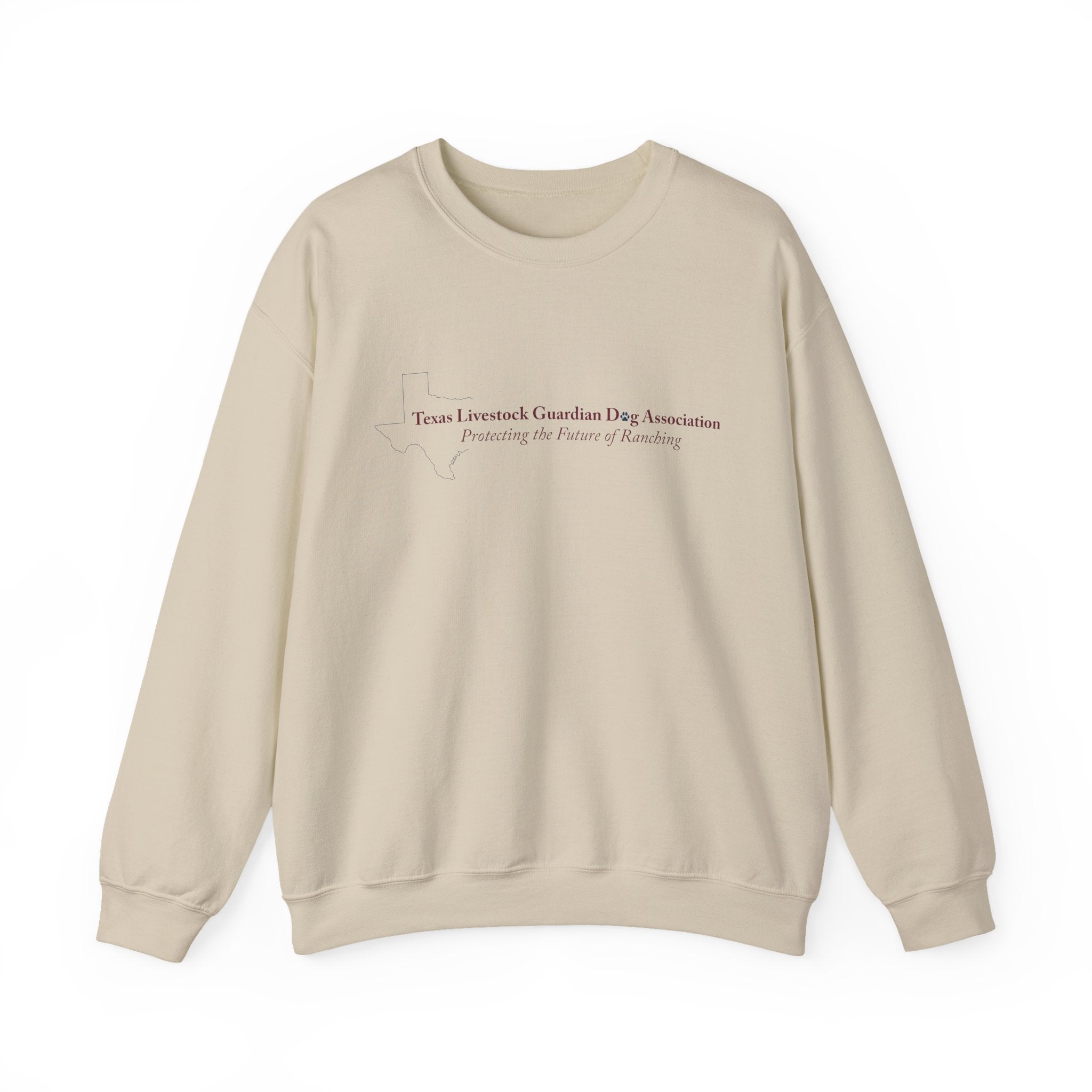 Guardian Dog Association Crewneck Sweatshirt — Subtle Text Logo Pullover