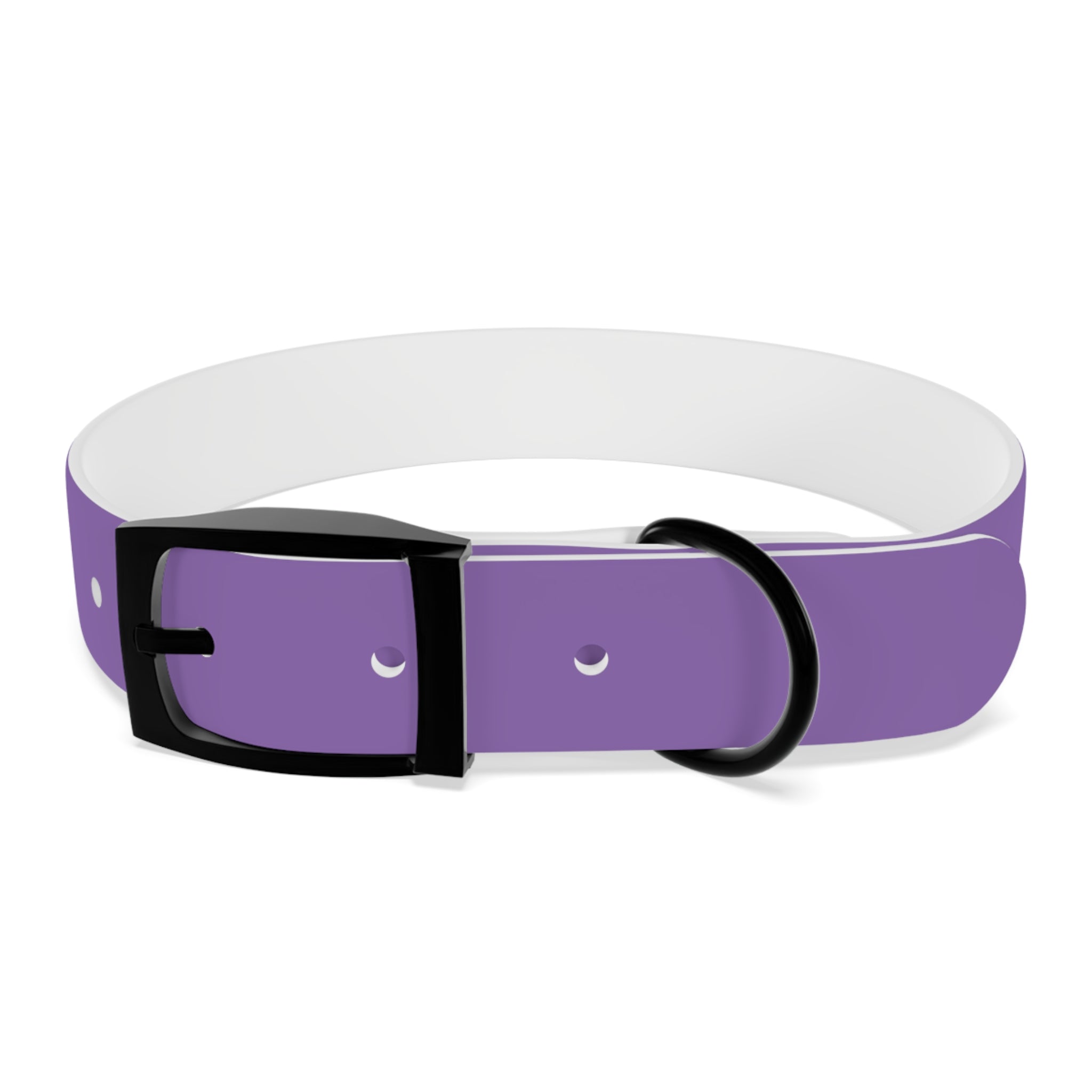 Purple Custom Dog Collar with Texas Livestock Logo — Durable Adjustable Pet Collar