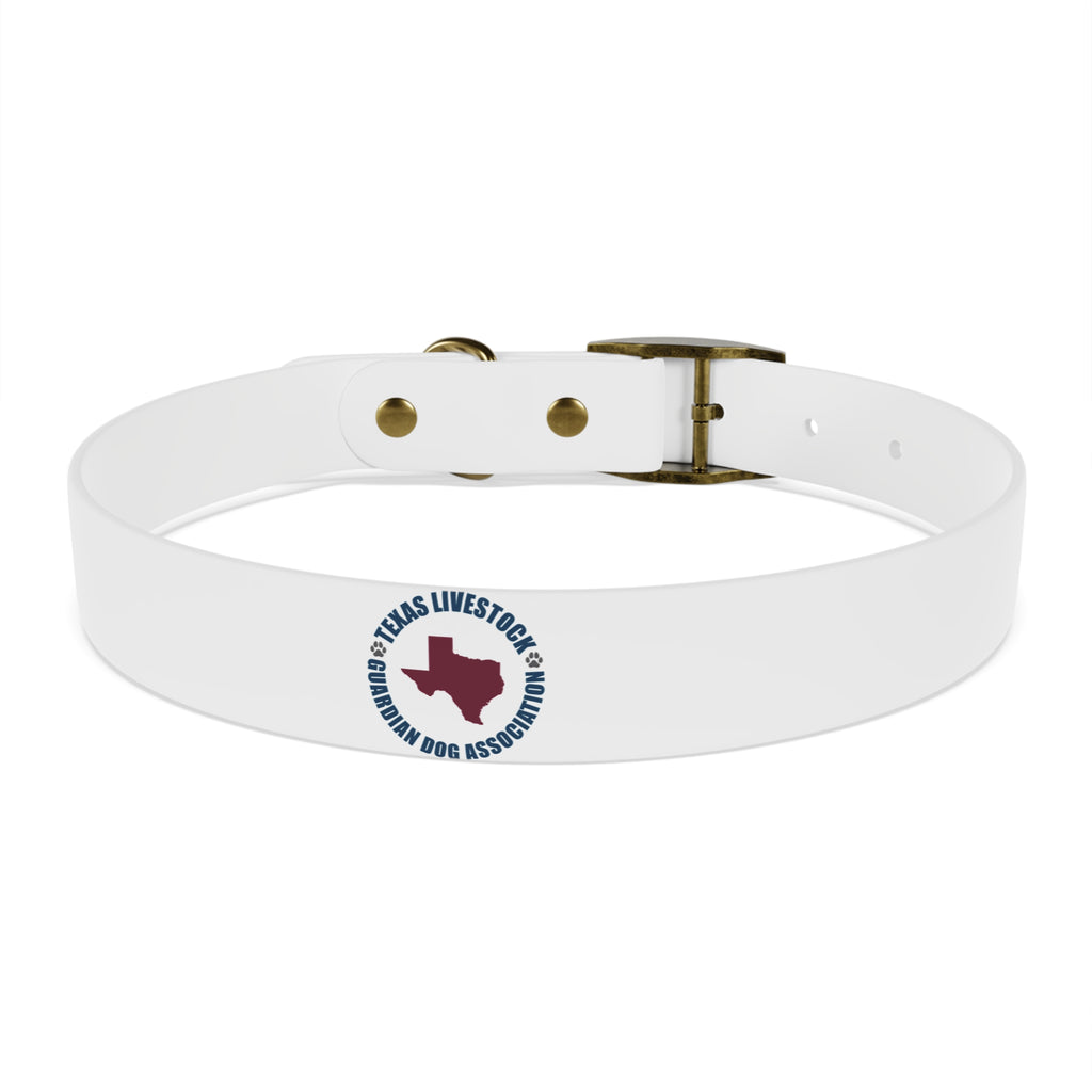 Custom Printed Dog Collar — Texas Livestock Association Logo