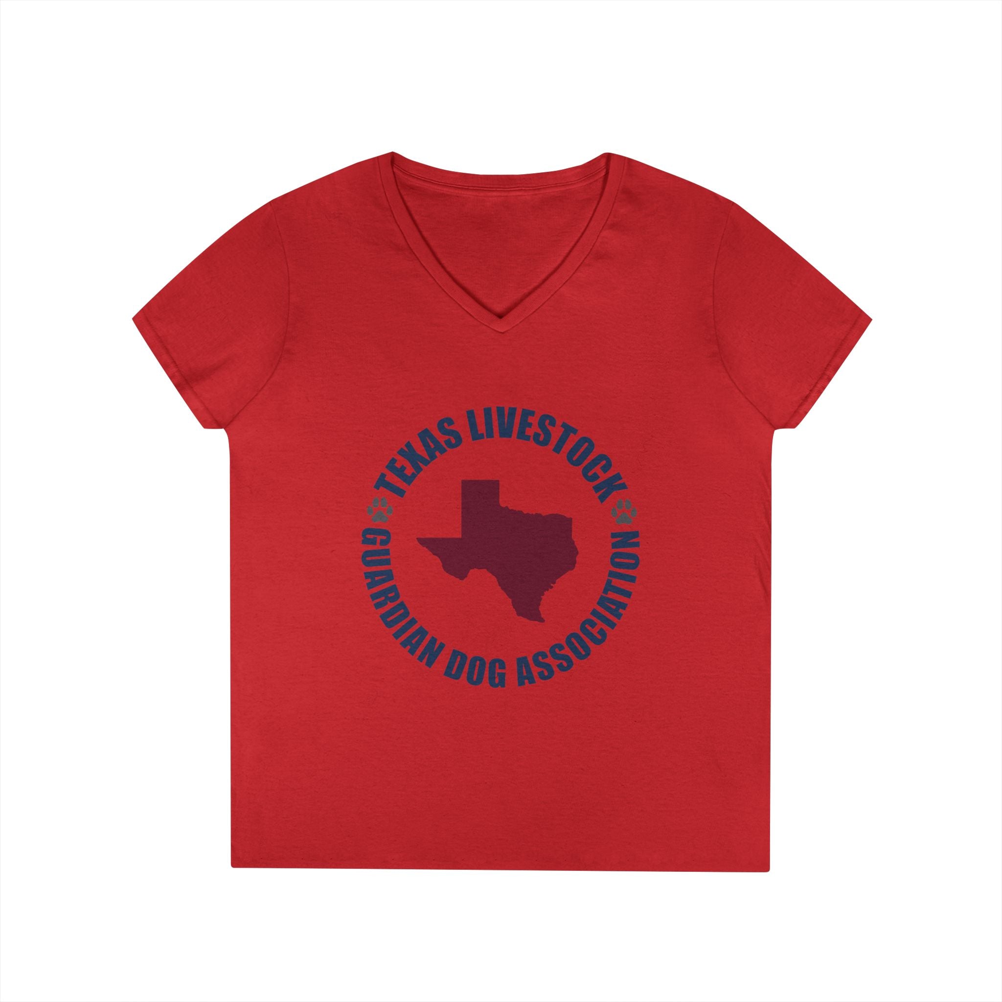 Texas Livestock Guardian Dog Association V-Neck Tee