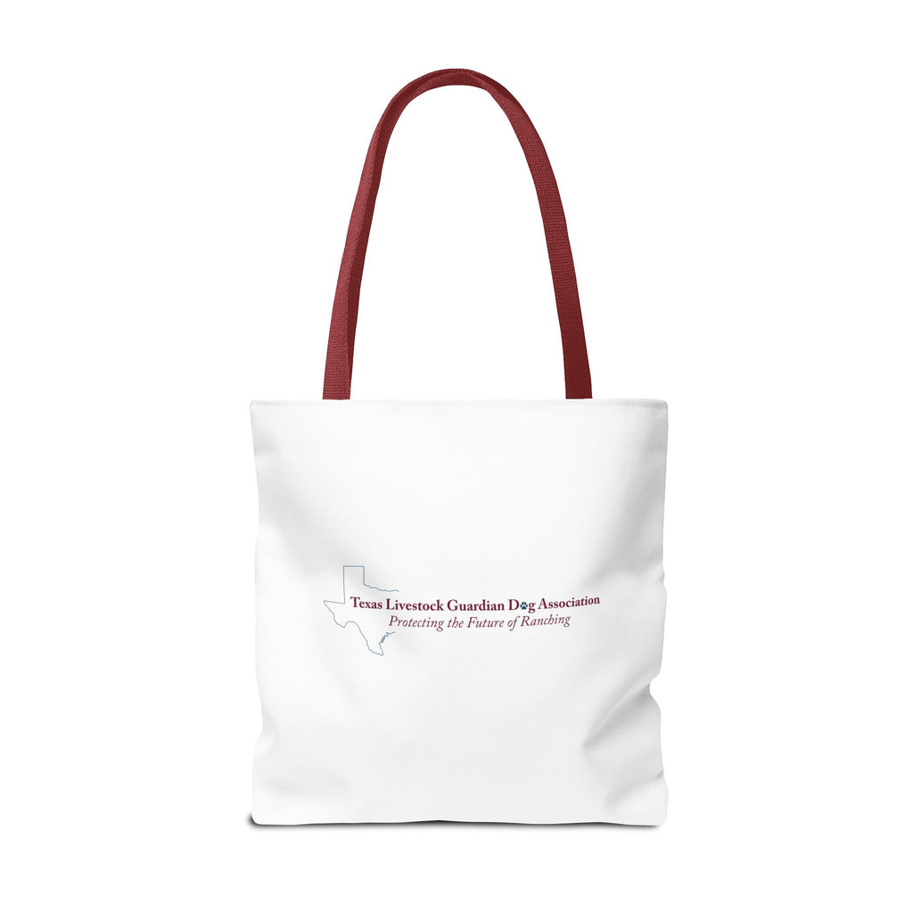 Texas Livestock Guardian Dog Association Logo Tote
