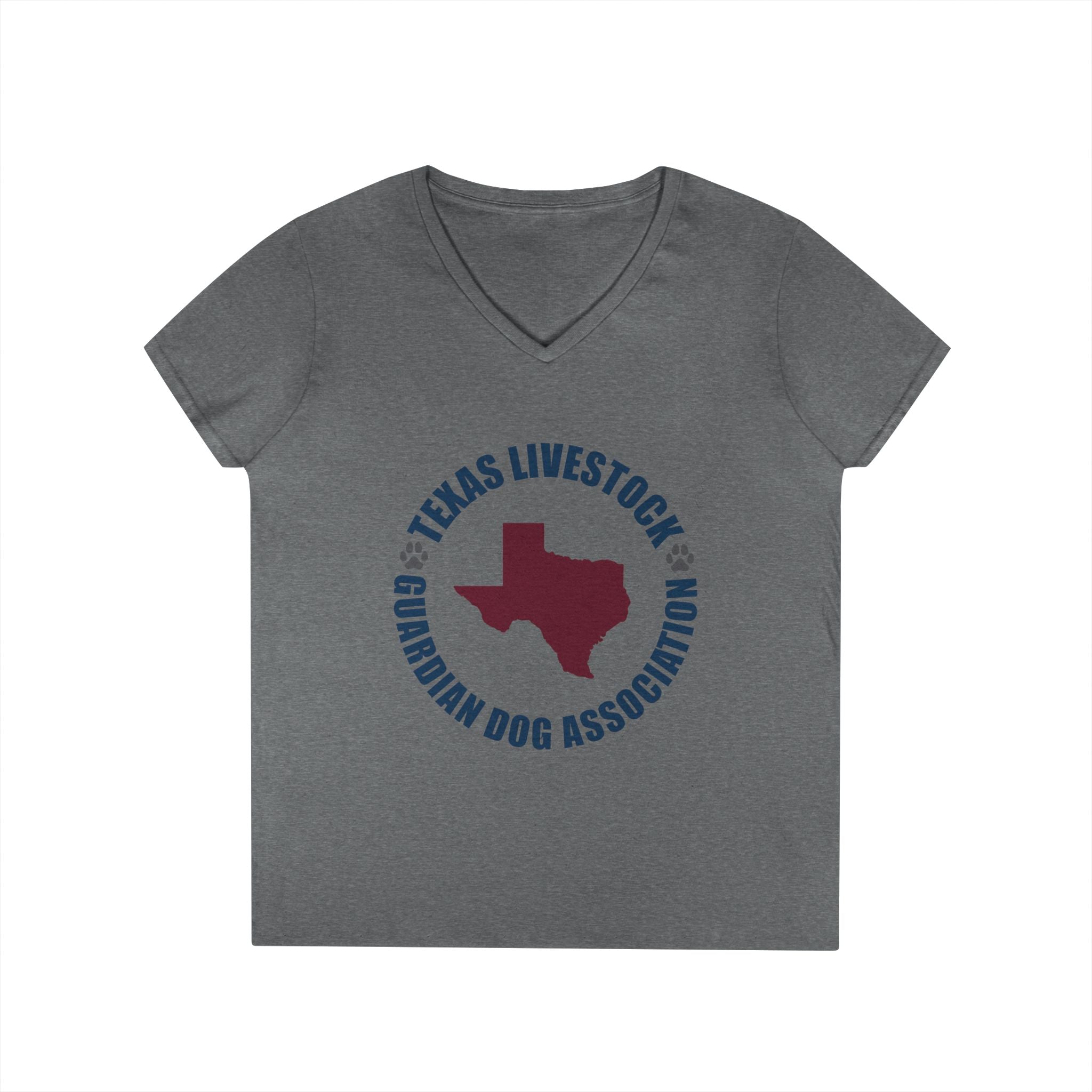 Texas Livestock Guardian Dog Association V-Neck Tee