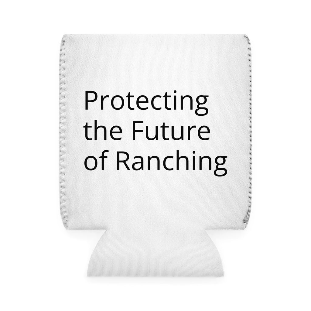 Texas Livestock Guardian Dog Association Can Cooler Sleeve — Koozie with Texas Map & Paw Print Logo