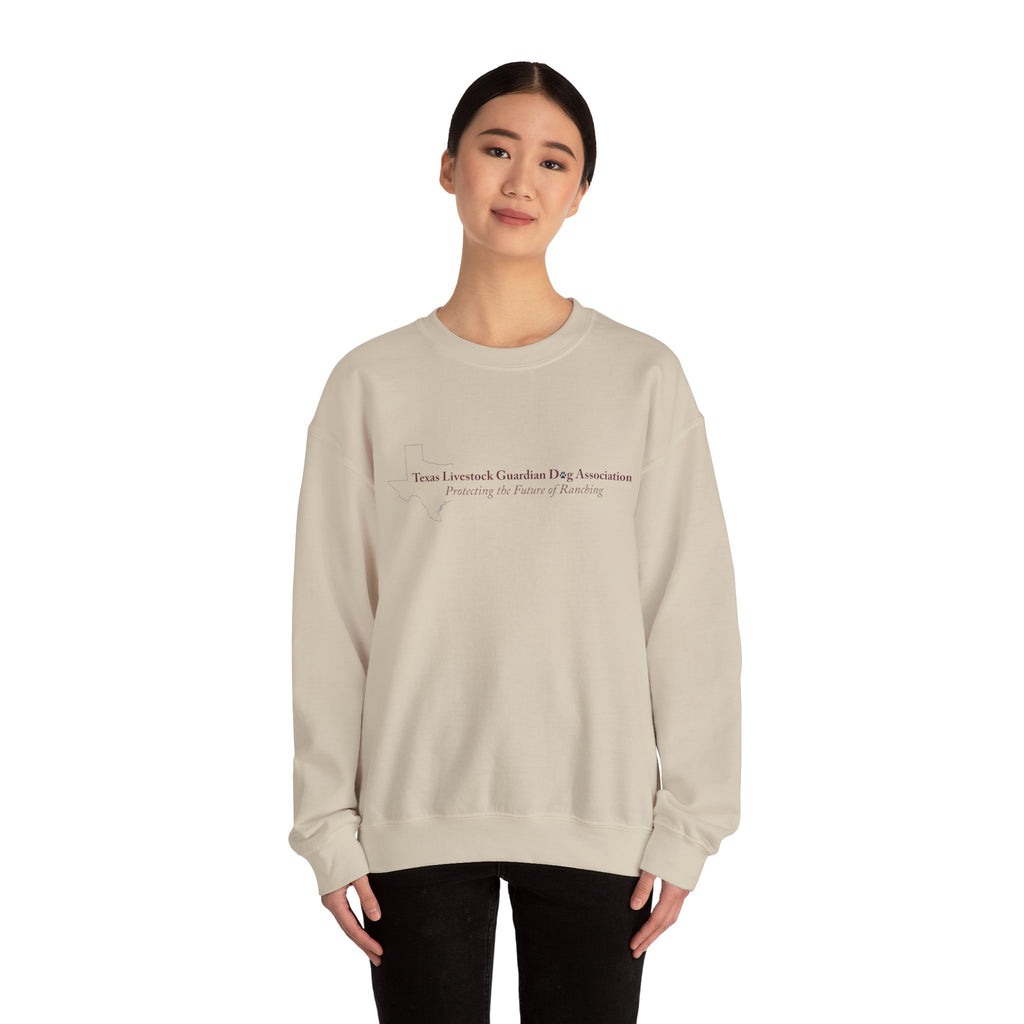 Guardian Dog Association Crewneck Sweatshirt — Subtle Text Logo Pullover