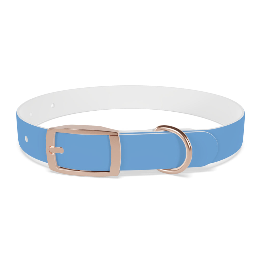 Blue State Silhouette Dog Collar — Texas Livestock Design