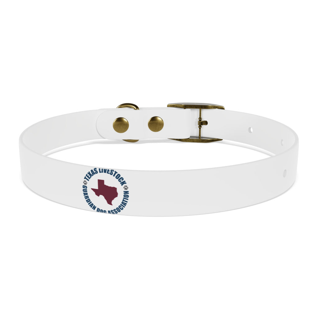 Custom Printed Dog Collar — Texas Livestock Association Logo