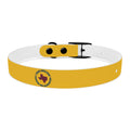 Yellow Customizable Dog Collar — Texas Livestock Association Logo Option
