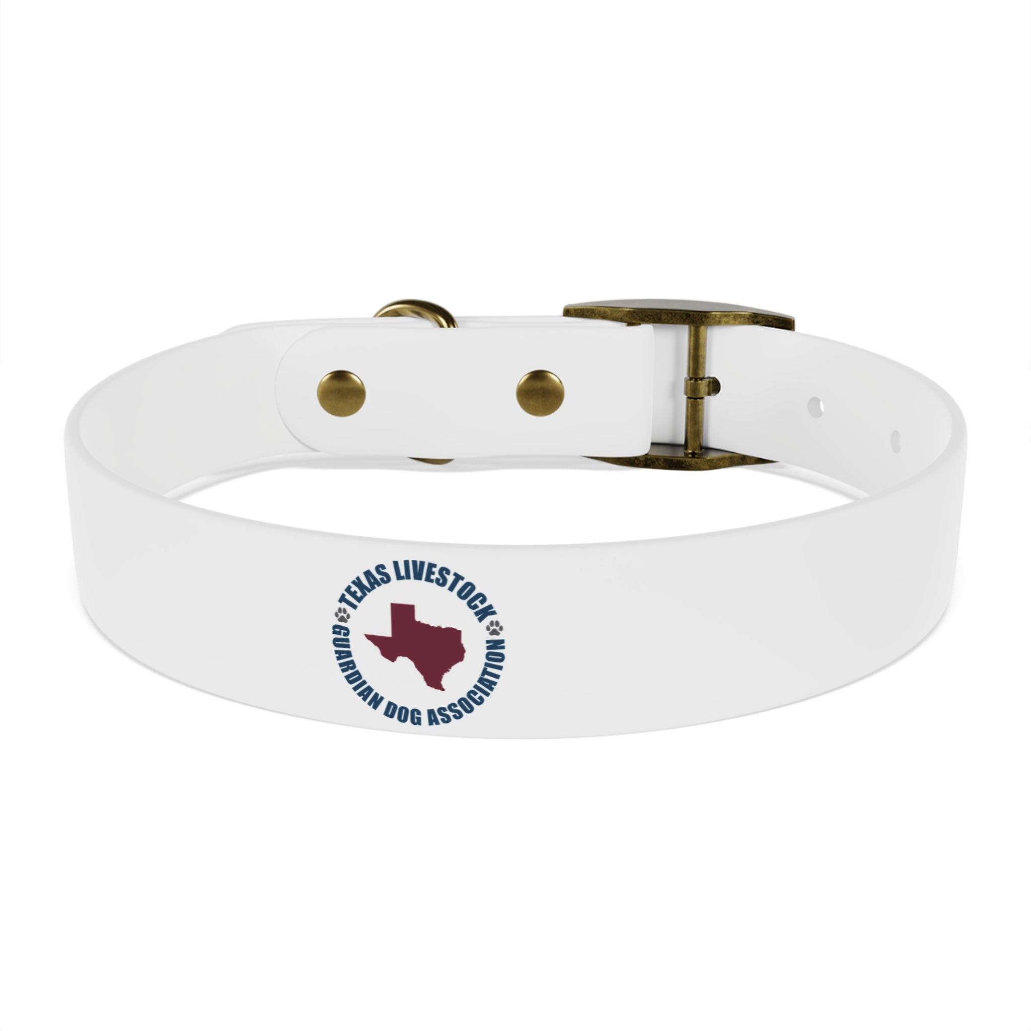 Custom Printed Dog Collar — Texas Livestock Association Logo