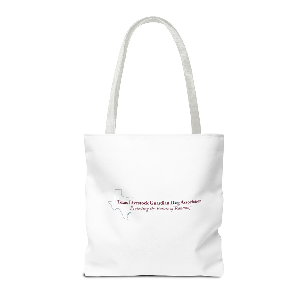 Texas Livestock Guardian Dog Association Logo Tote