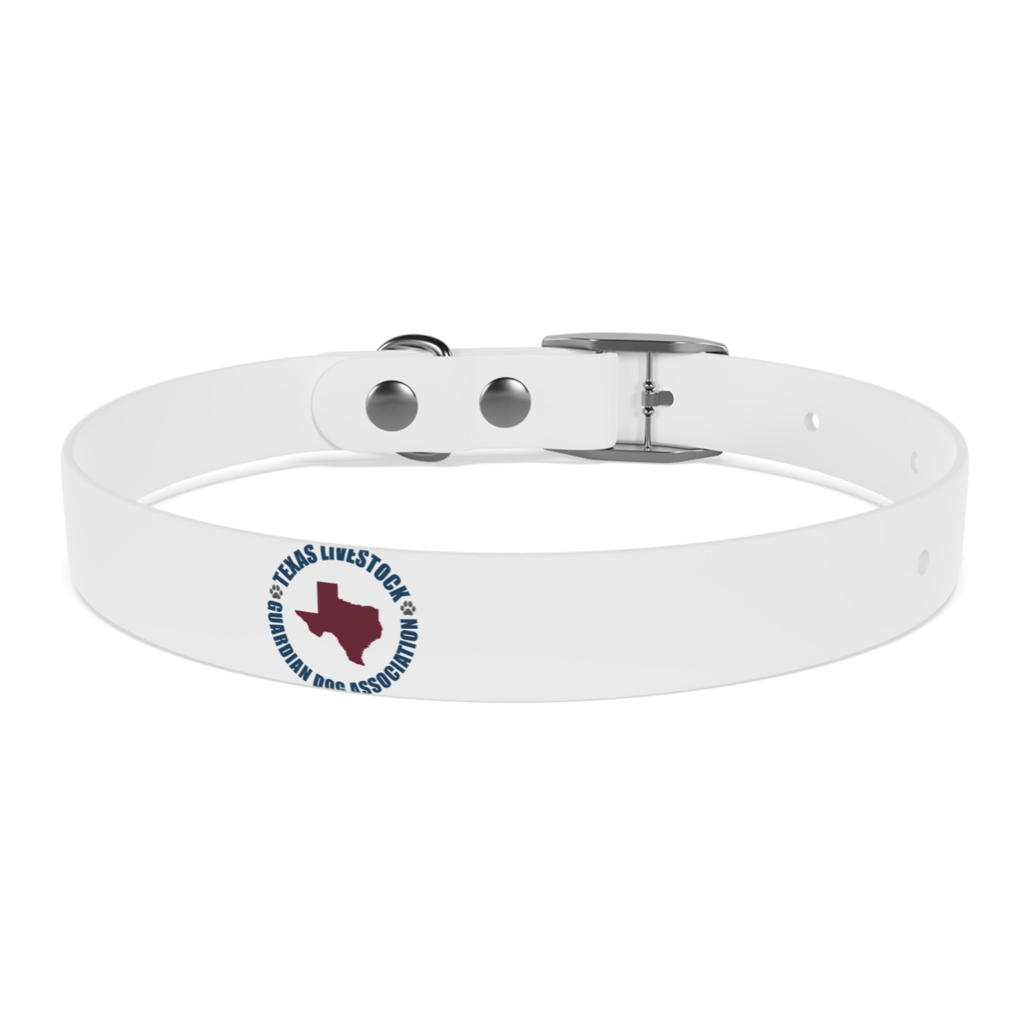 Custom Printed Dog Collar — Texas Livestock Association Logo