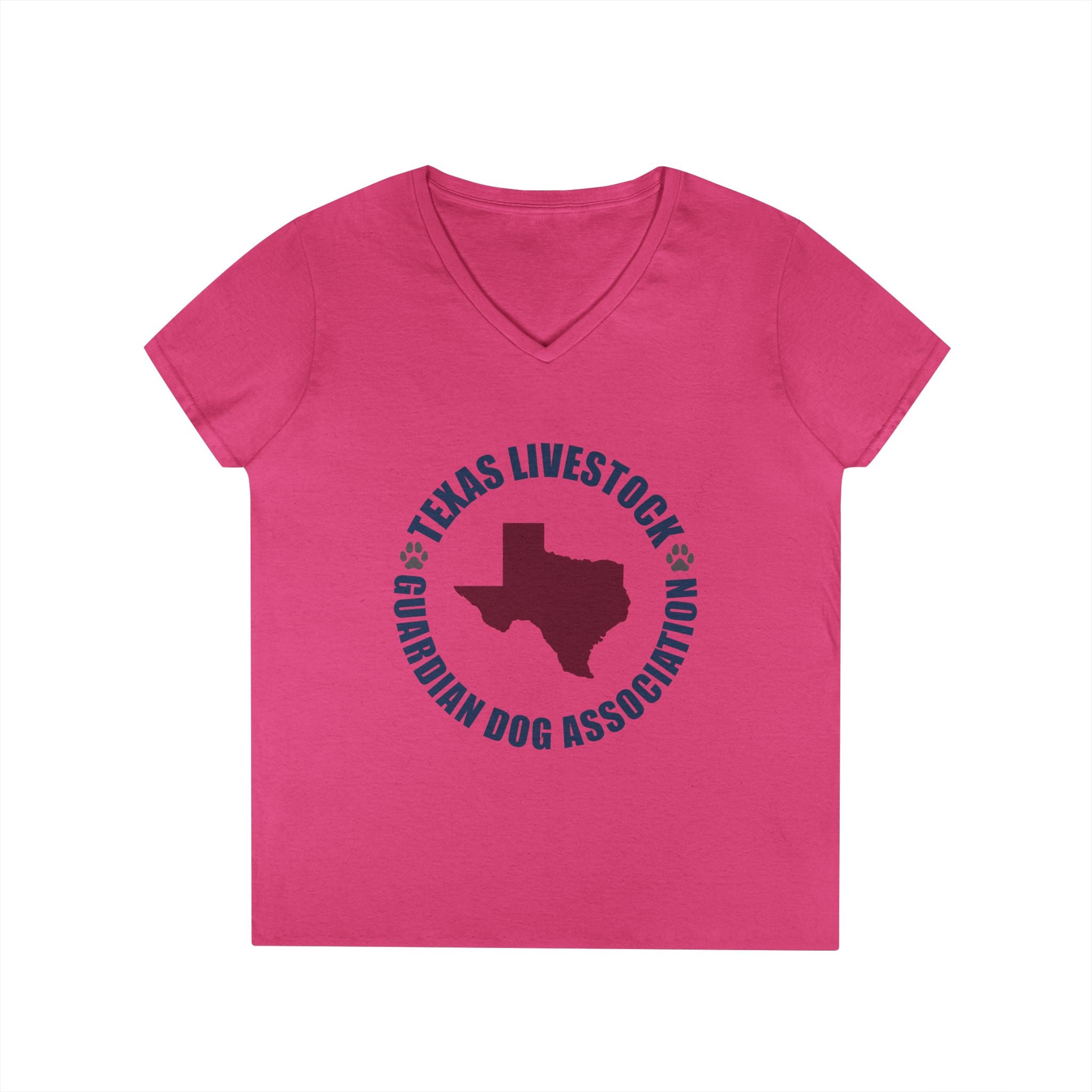 Texas Livestock Guardian Dog Association V-Neck Tee