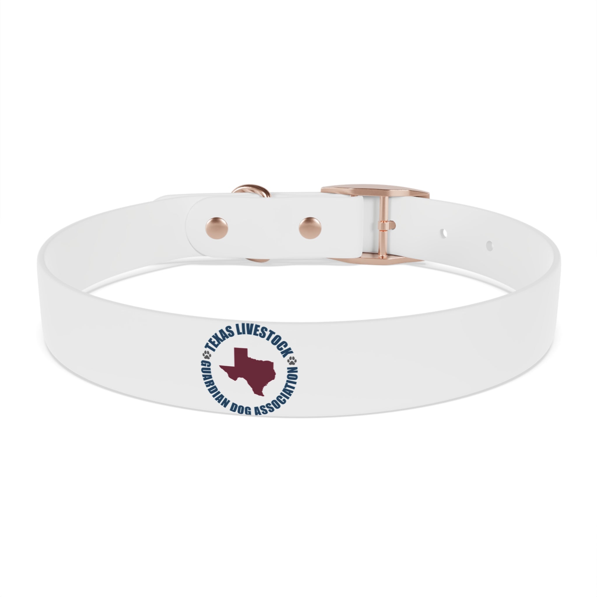 Custom Printed Dog Collar — Texas Livestock Association Logo