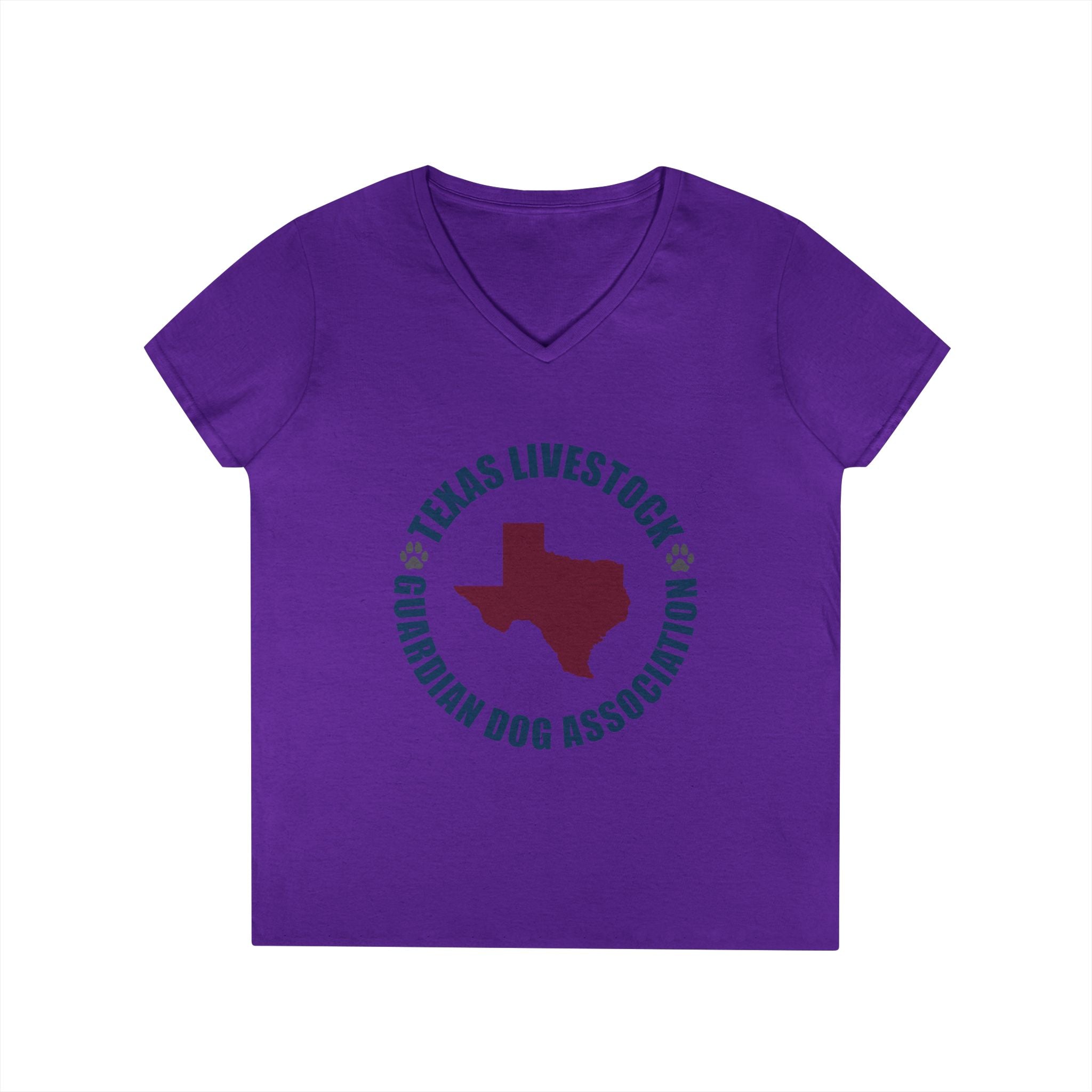Texas Livestock Guardian Dog Association V-Neck Tee