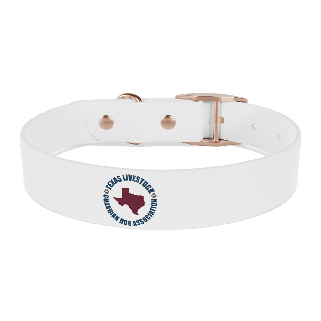 Custom Printed Dog Collar — Texas Livestock Association Logo