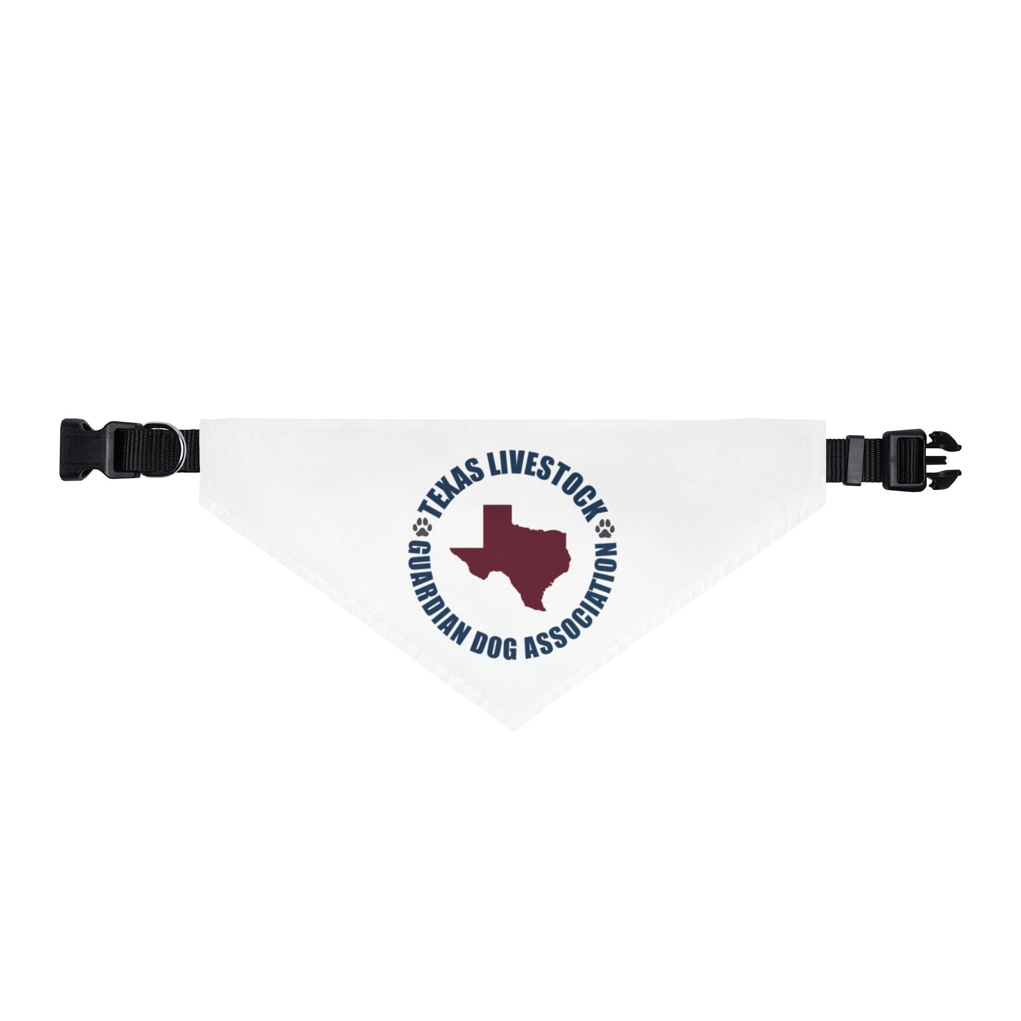 Texas Livestock Guardian Dog Association Clip-On Pet Bandana