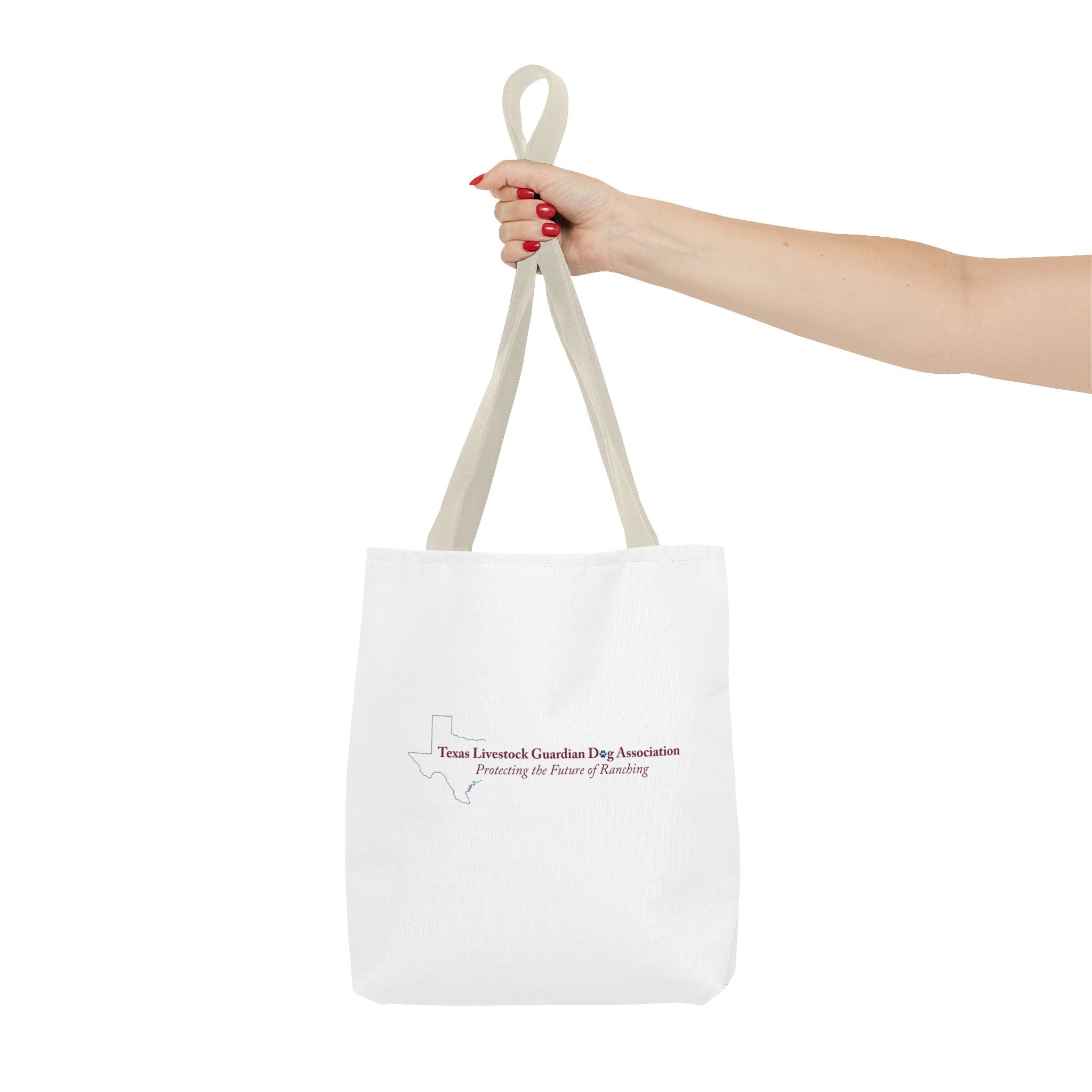 Texas Livestock Guardian Dog Association Logo Tote