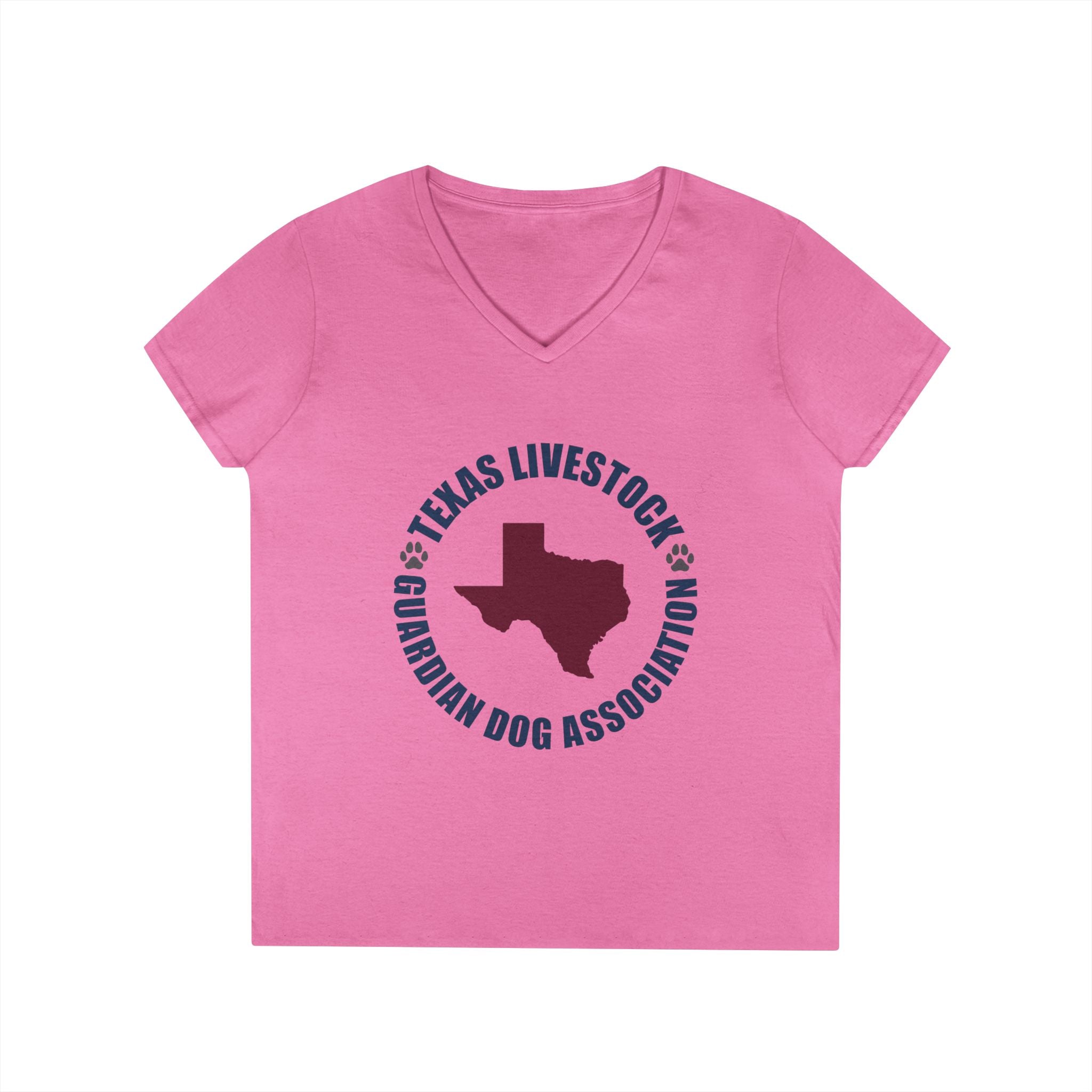 Texas Livestock Guardian Dog Association V-Neck Tee