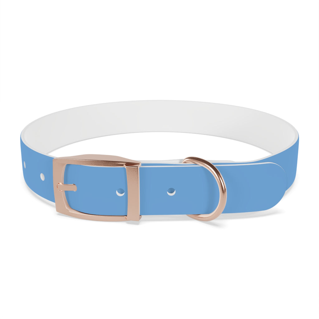 Blue State Silhouette Dog Collar — Texas Livestock Design