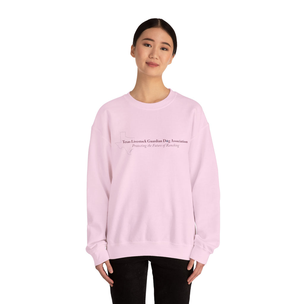 Guardian Dog Association Crewneck Sweatshirt — Subtle Text Logo Pullover