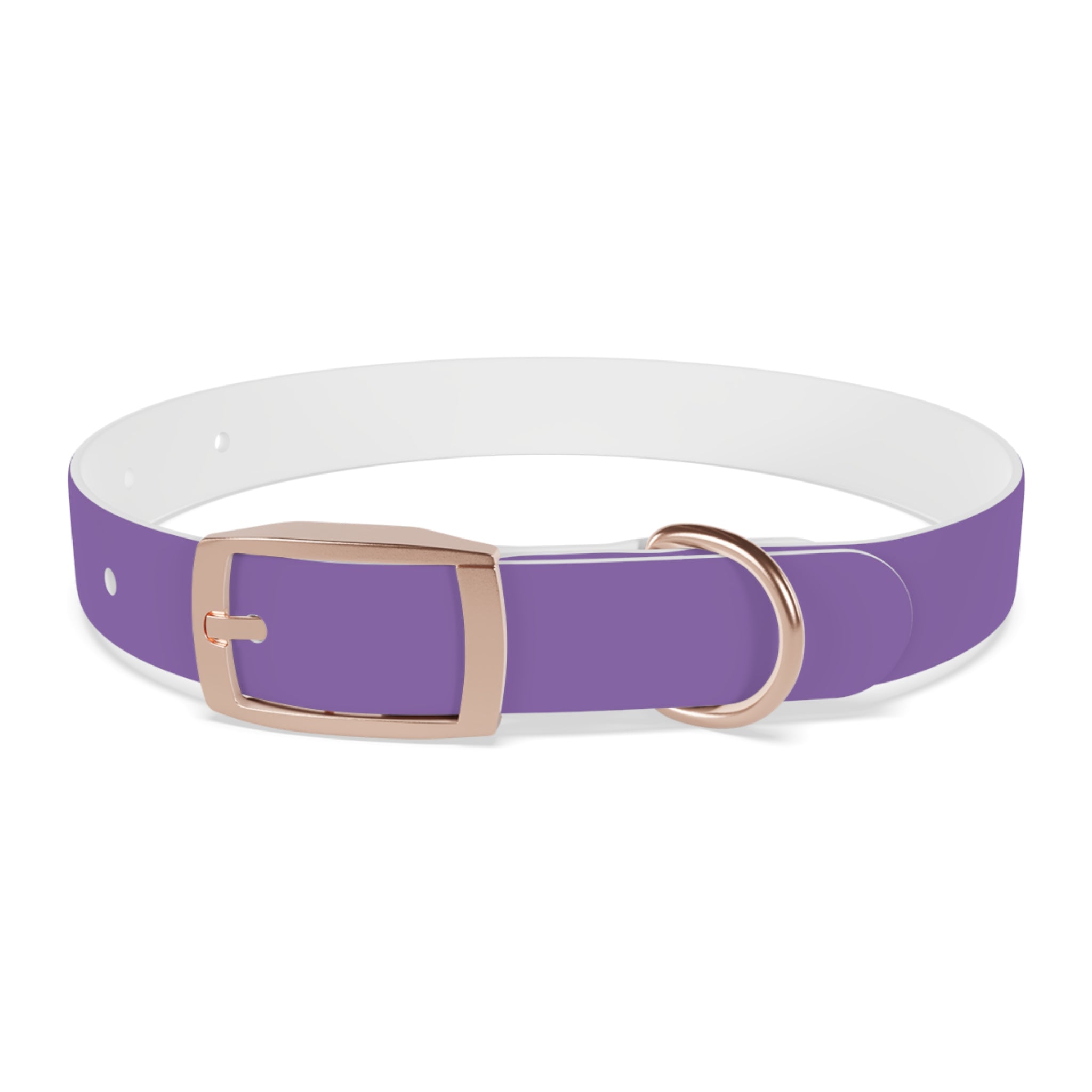 Purple Custom Dog Collar with Texas Livestock Logo — Durable Adjustable Pet Collar