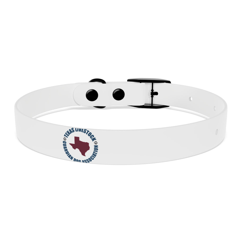 Custom Printed Dog Collar — Texas Livestock Association Logo