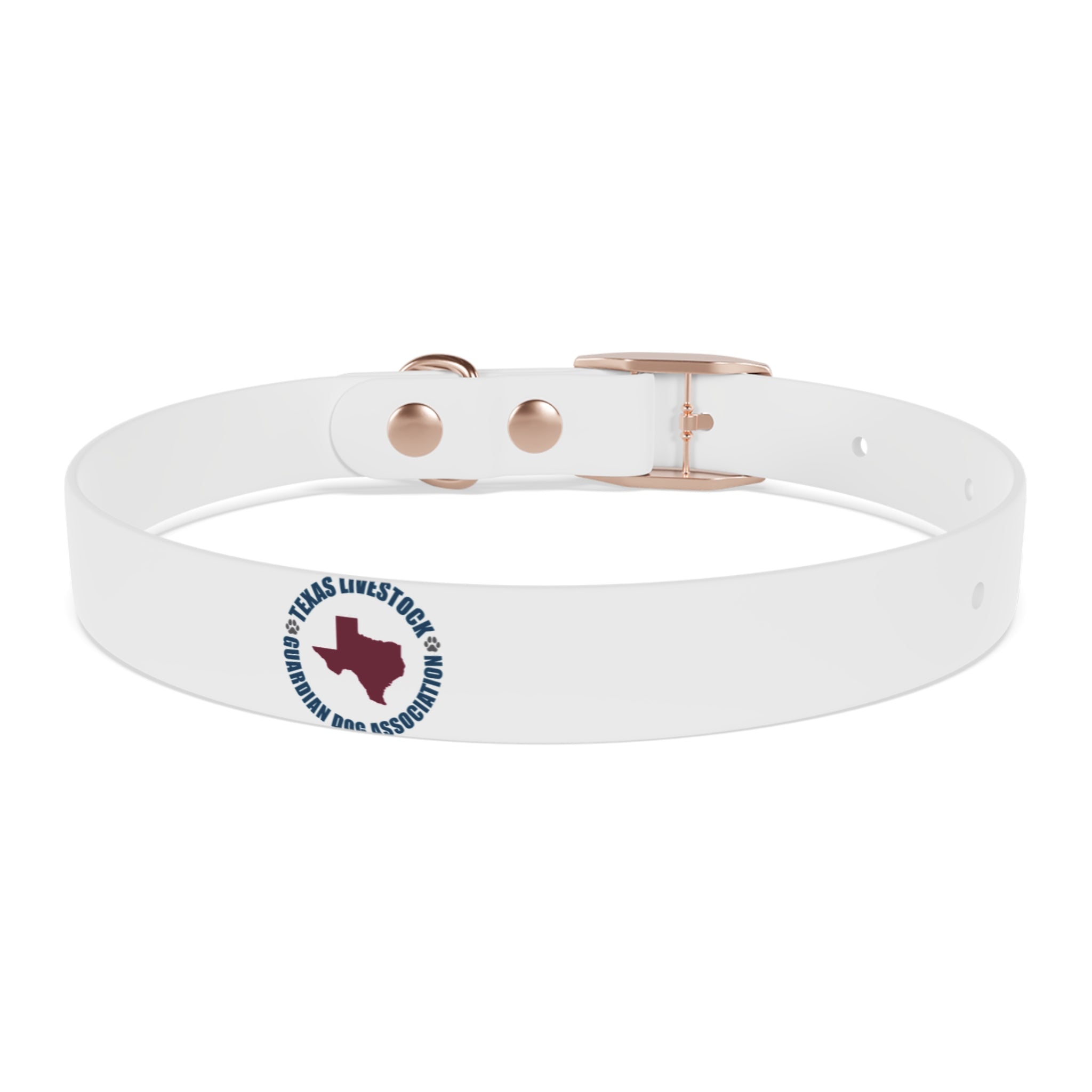 Custom Printed Dog Collar — Texas Livestock Association Logo