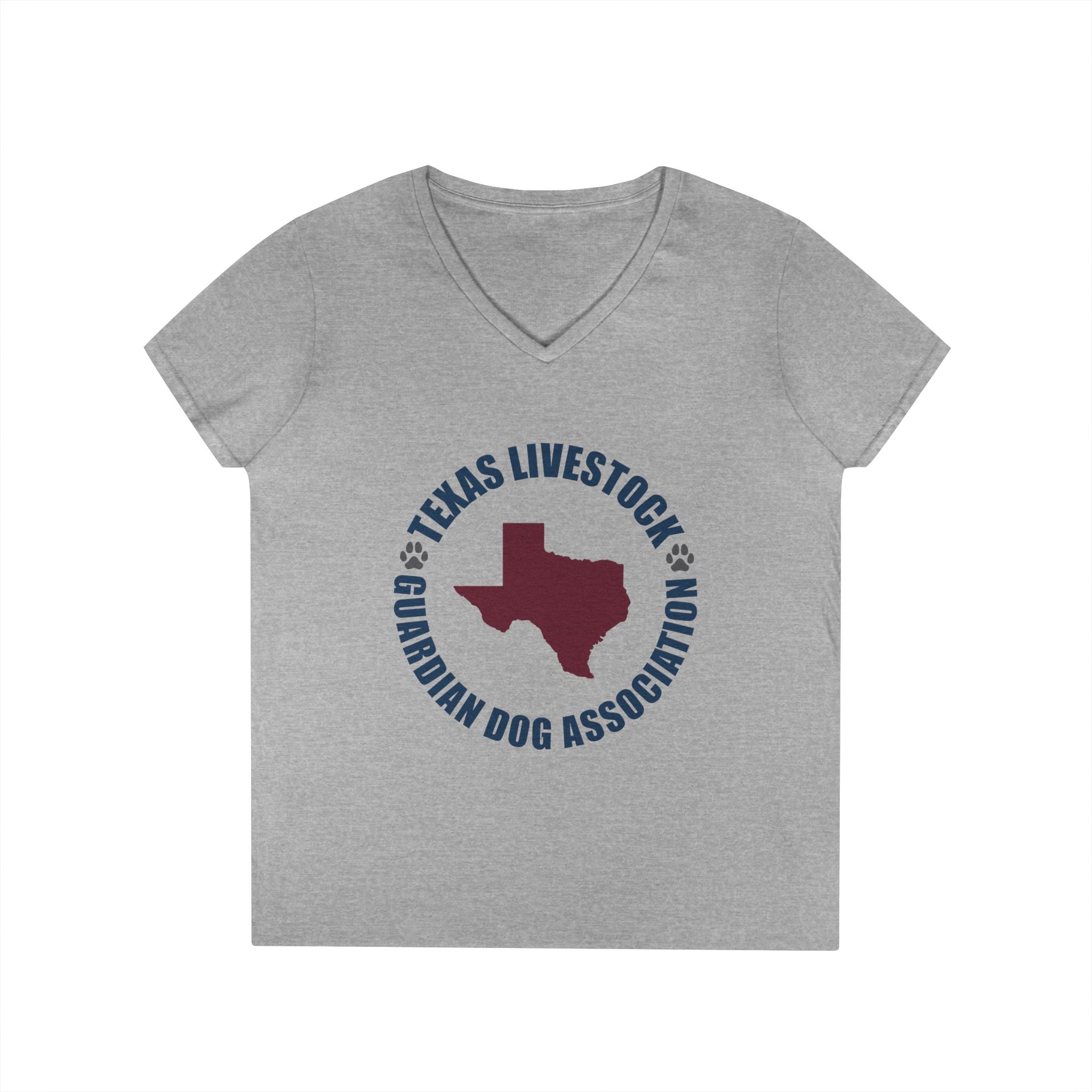 Texas Livestock Guardian Dog Association V-Neck Tee