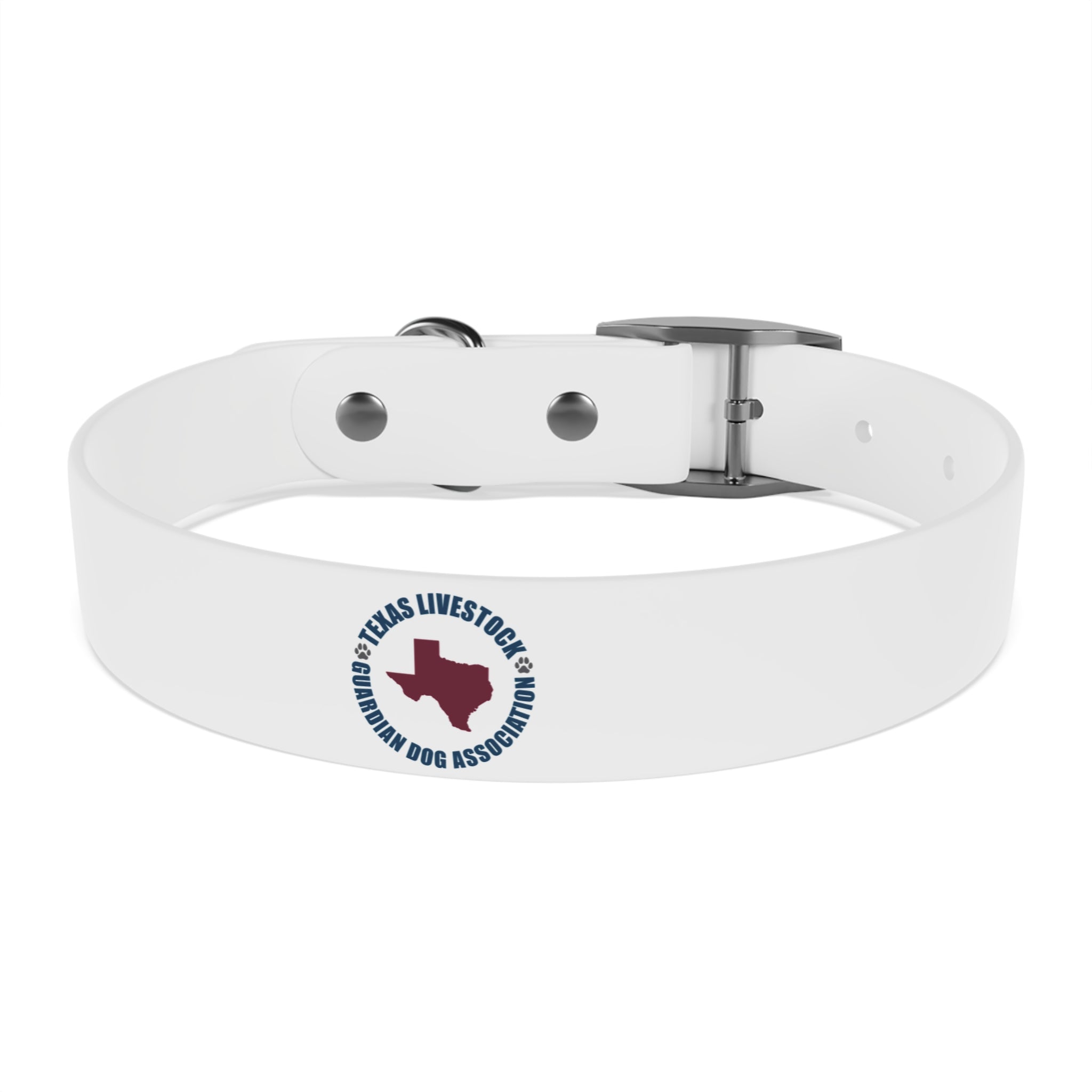 Custom Printed Dog Collar — Texas Livestock Association Logo