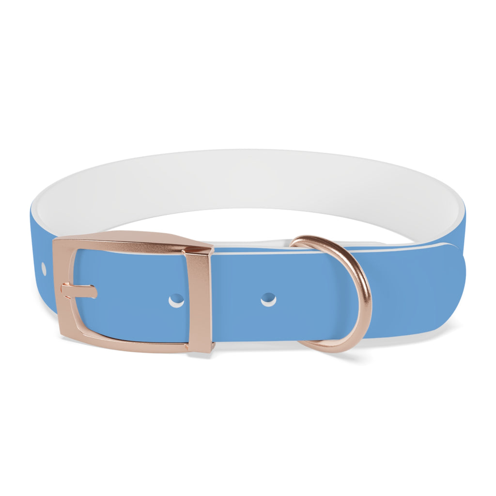 Blue State Silhouette Dog Collar — Texas Livestock Design