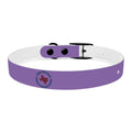Purple Custom Dog Collar with Texas Livestock Logo — Durable Adjustable Pet Collar
