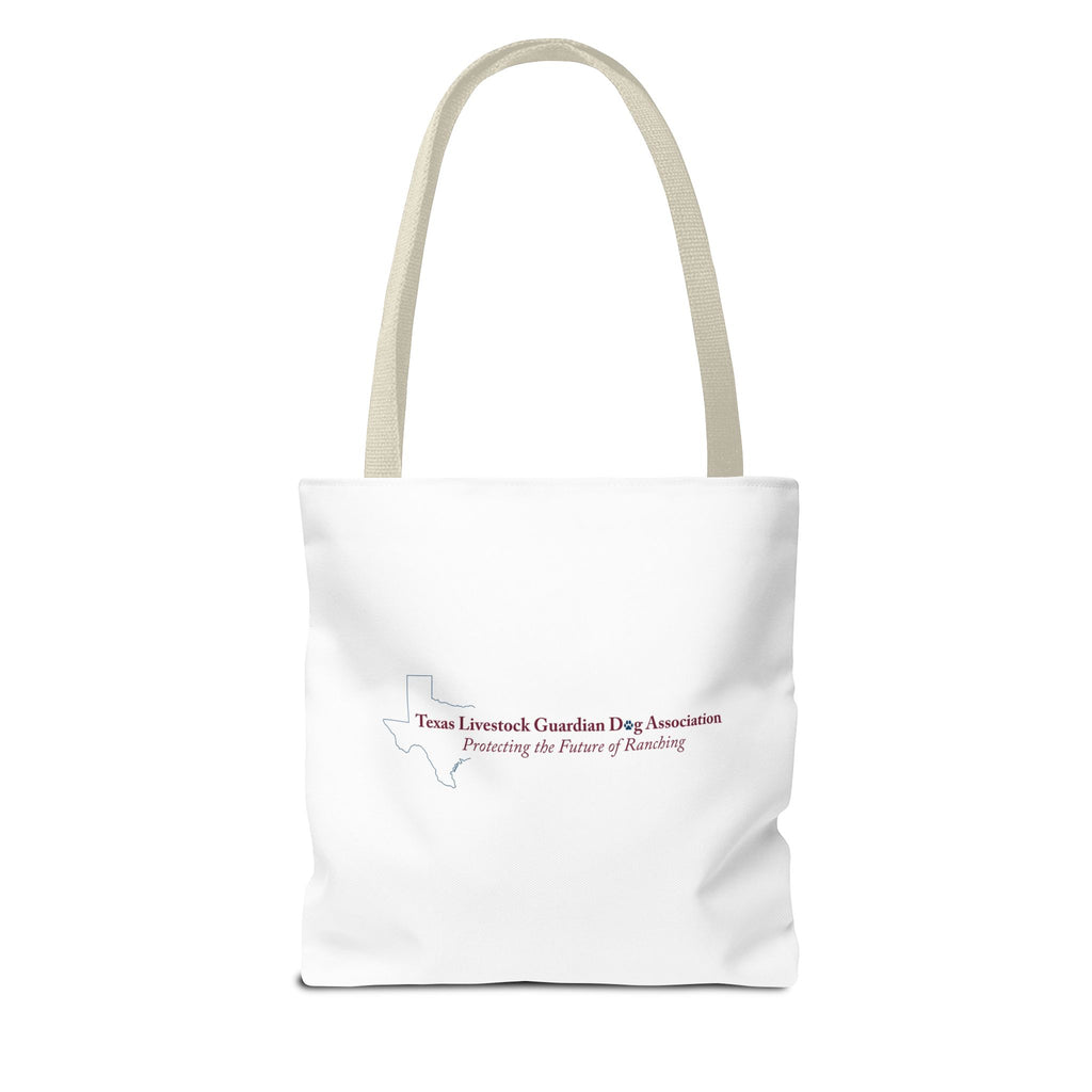Texas Livestock Guardian Dog Association Logo Tote