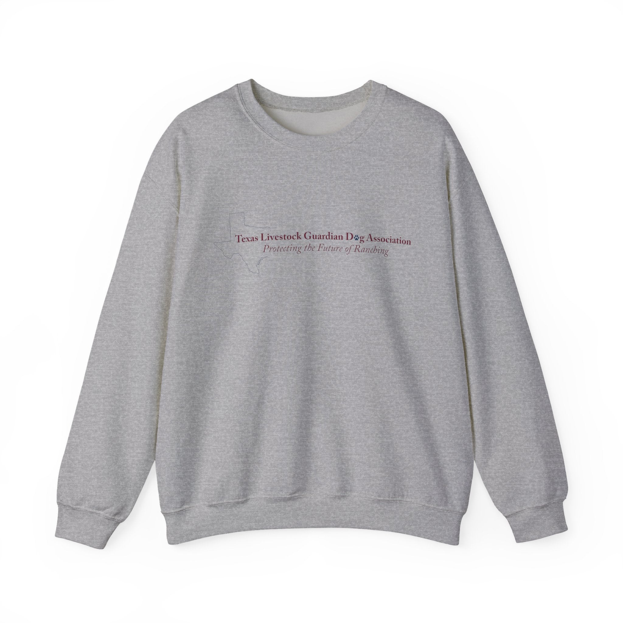 Guardian Dog Association Crewneck Sweatshirt — Subtle Text Logo Pullover
